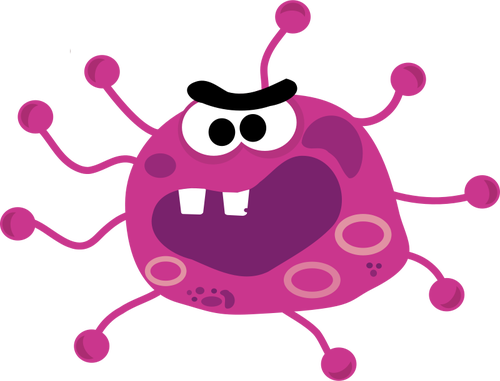 500x381 Computer Virus Icon Vector Graphics