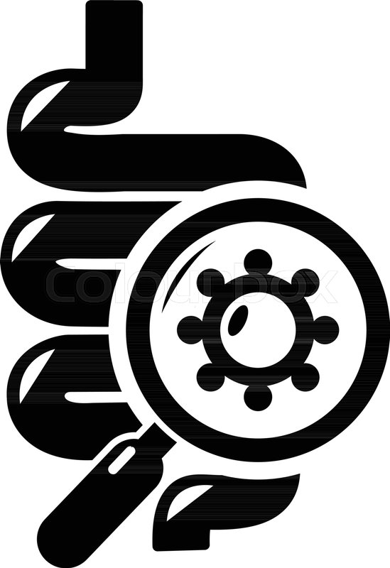 549x800 Intestine Virus Icon Simple Stock Vector Colourbox