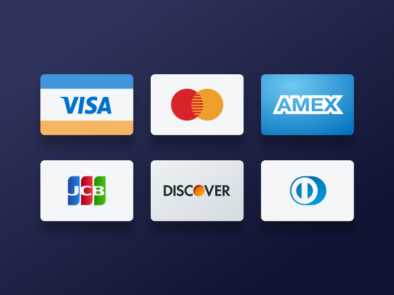 800x600 Credit Card Icons