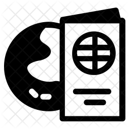 256x256 Visa Icon Of Glyph Style