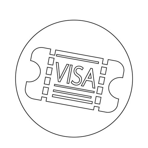 490x490 Entrance Visa Icon Vector
