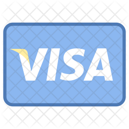 256x256 Visa Icon Of Colored Outline Style
