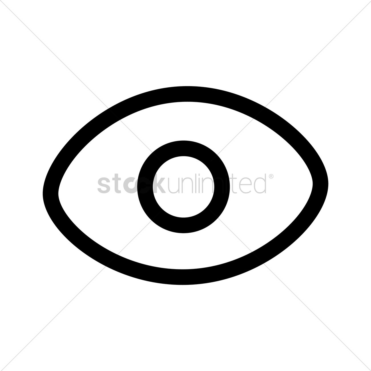 Visibility Icon Vector Image 1300x1300 Visibility Icon Vector Image