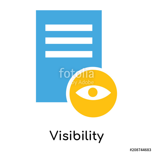Visibility Icon Vector Sign And Symbol Isolated On White 500x500 Visibility Icon Vector Sign And Symbol Isolated On White