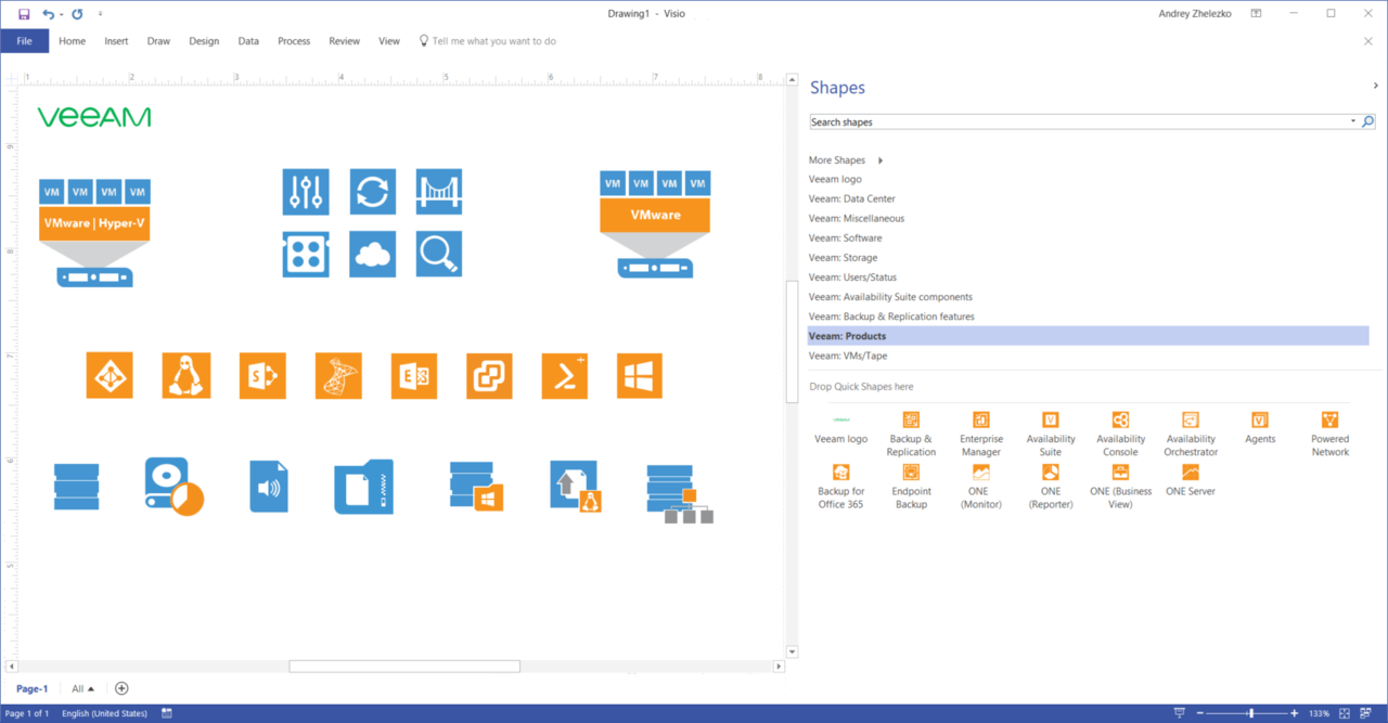 1280x667 Free Hyper V And Vmware Stencils For Visio