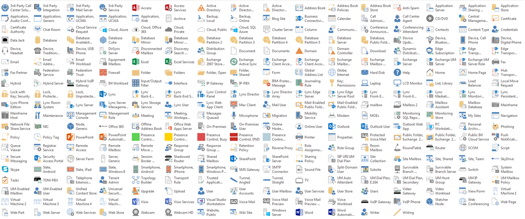 1024x427 Exchangelyncofficesharepoint Visio Stencil Available