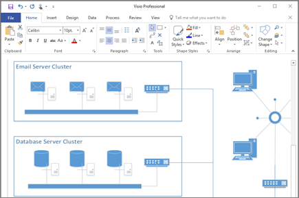 Select A Template In Visio 435x289 Select A Template In Visio