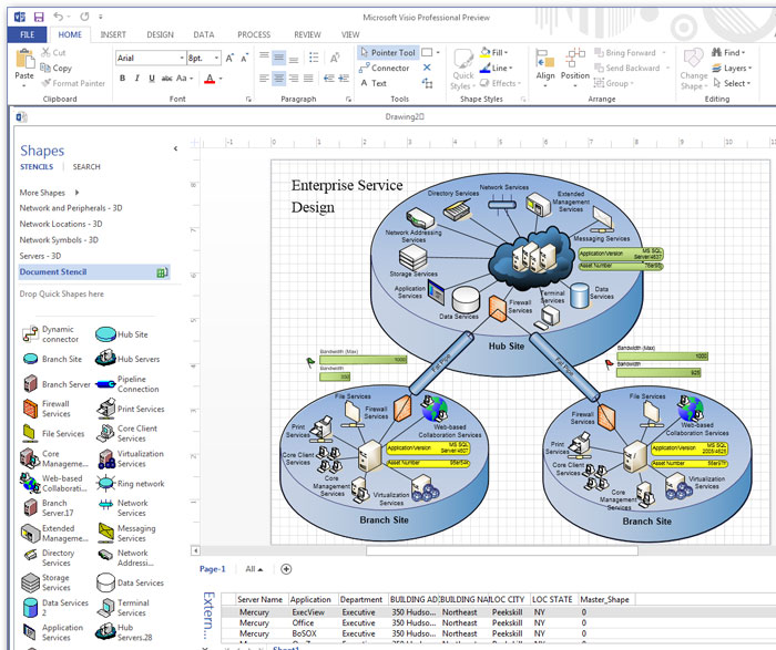 700x587 Microsoft Visio Network Diagramming Software Review