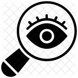 256x256 Vision Icon Of Glyph Style