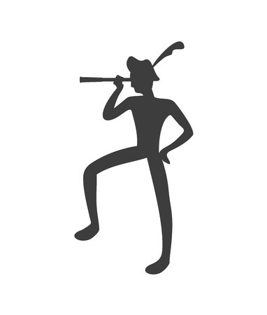 382x450 Creative Design Of Visionary Man Icon Royalty Free Vector Graphics