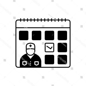 300x300 Stock Illustration Doctor Home Visit Icon Wallkeeper