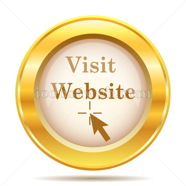 600x600 Visit Website Golden Button