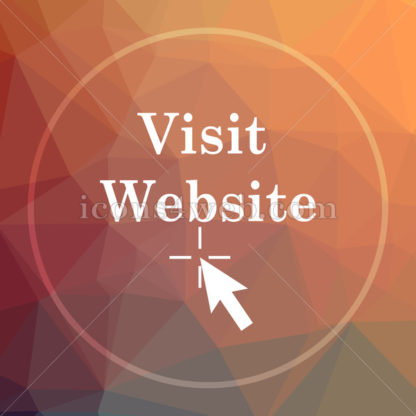 416x416 Visit Website Low Poly Icon Website Low Poly Icon