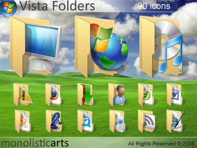 Vista Folders 400x300 Vista Folders