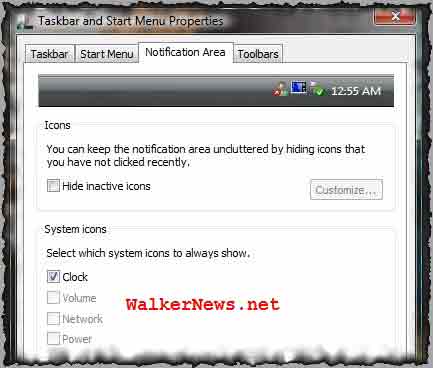 433x368 How To Fix Windows Vista System Tray Icons Disabled Or Greyed Out