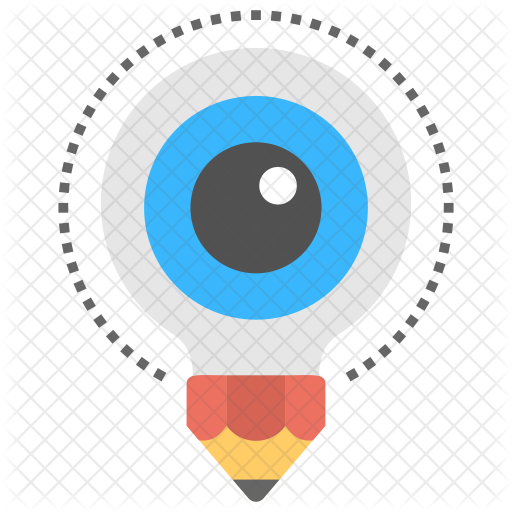 512x512 Visual Design Icon Of Flat Style