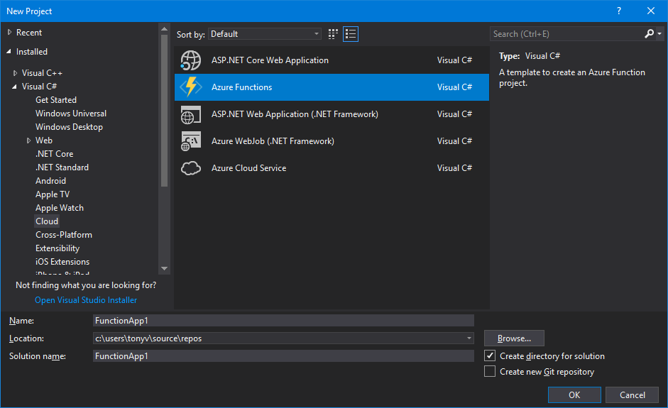 Visual studio создать шаблон проекта