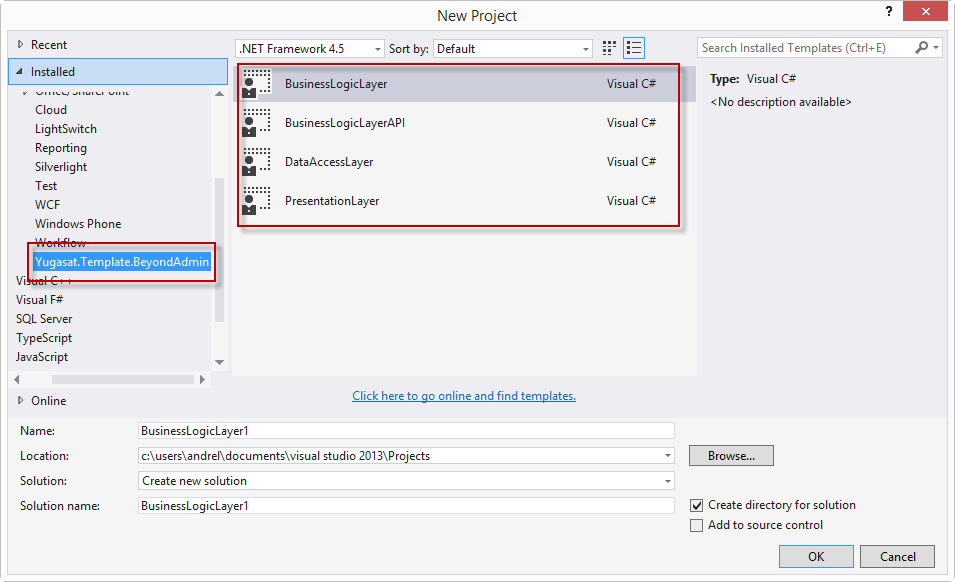 955x582 How To Create A Multi Project Template In Visual Studio