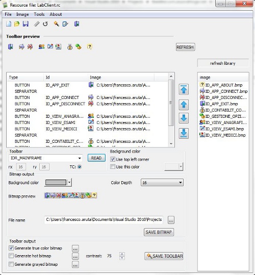 500x539 Toolbar Editor For Visual Studio