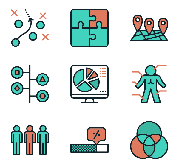 600x564 Data Visualization Icons