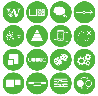 346x337 Data Visualization Functions Icon Set
