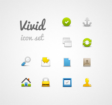 360x336 Vivid Icon Set