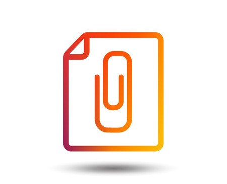 450x364 Annex Icon Paper Clip Symbol Attach Symbol Blurred