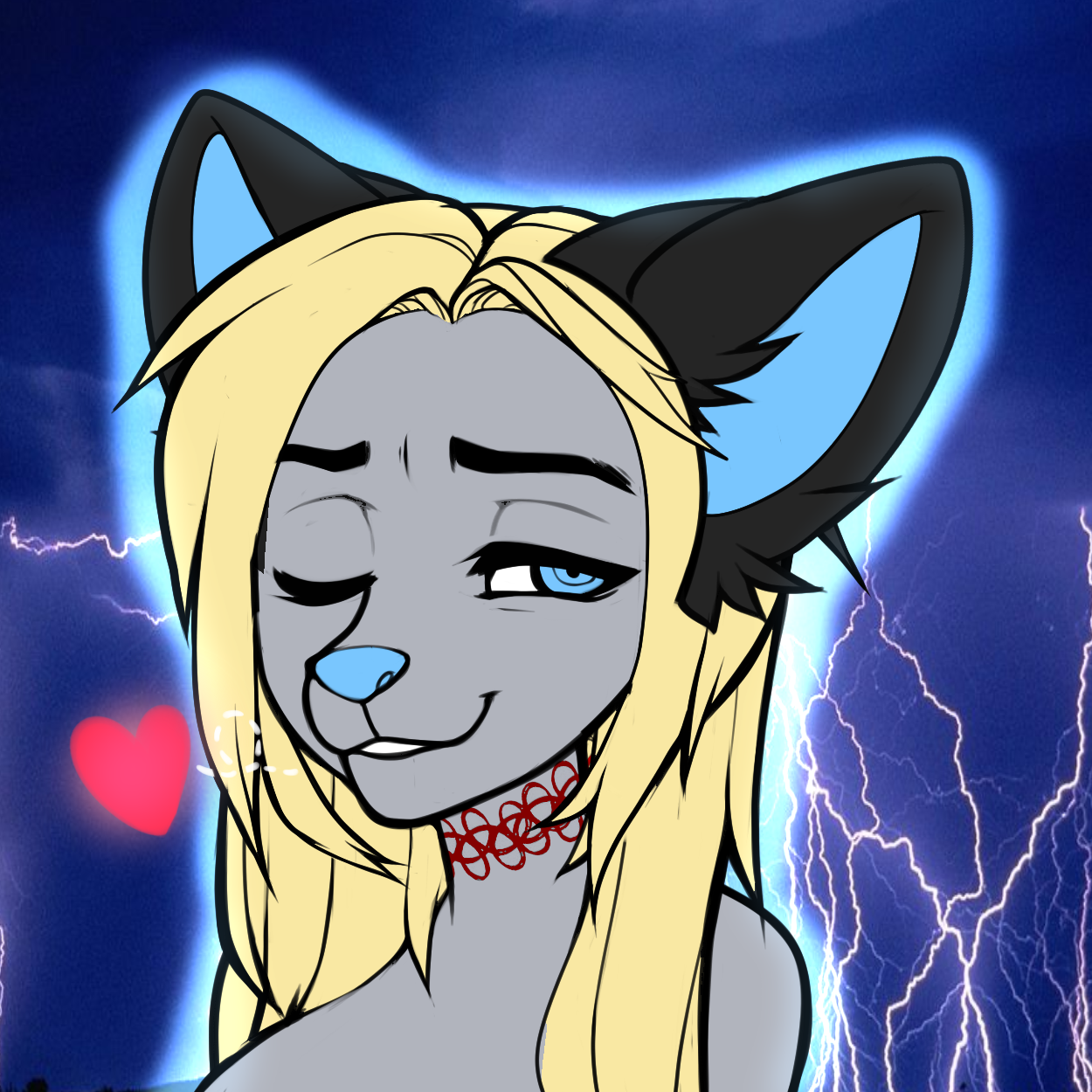 1250x1250 Electra The Energetic, Electric Vixen Icon