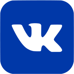 256x256 Royal Azure Blue Vk Icon