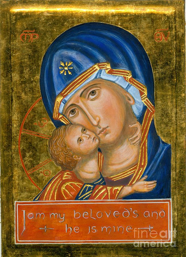 650x900 Icon Of Our Lady Of Vladimir Painting