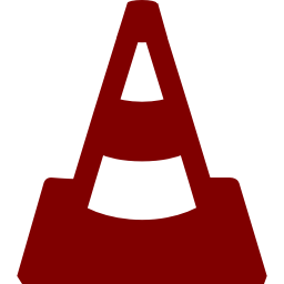 256x256 Free Maroon Vlc Player Icon