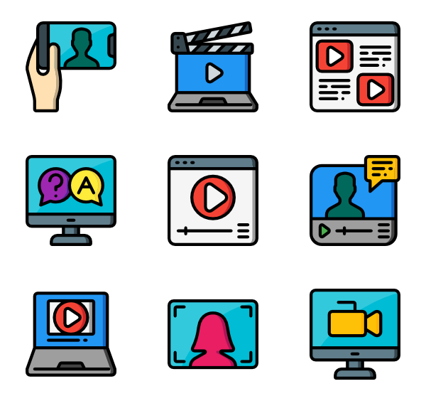 600x564 Vlog Icons