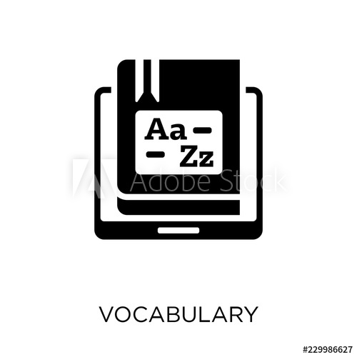 500x500 Vocabulary Icon Vocabulary Symbol Design From Online Learning
