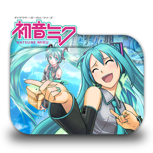 512x512 Vocaloid Hatsune Miku Folder Icon