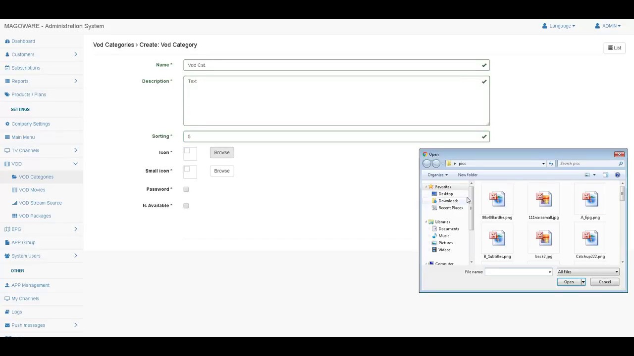 1280x720 How To Create Vod Items Magoware
