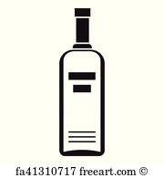 180x195 Free Art Print Of Bottle Of Bleach Dry Cleaning Single Icon