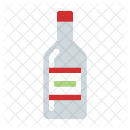 256x256 Vodka Icon Of Flat Style