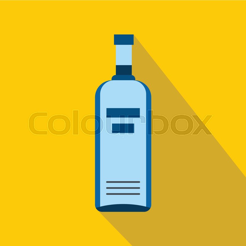 799x800 Bottle Of Vodka Icon Flat Stock Vector Colourbox