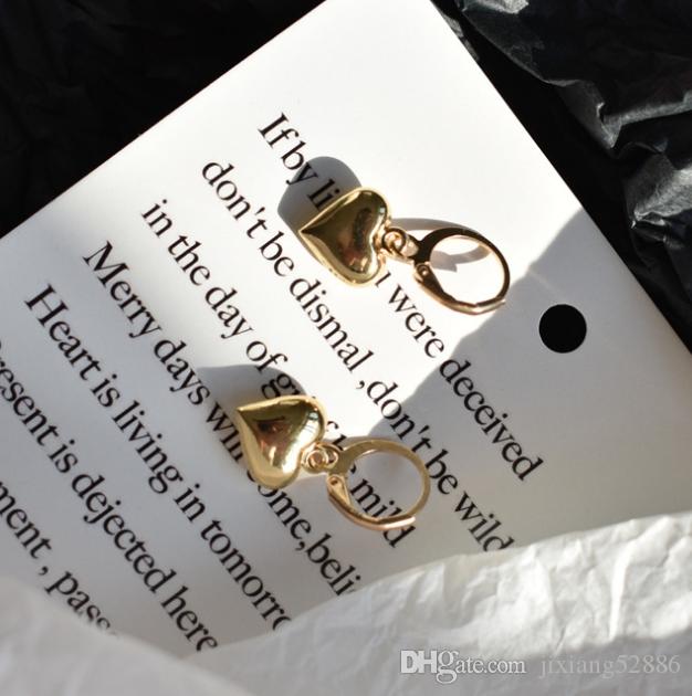 626x630 Ear Nails New Vogue Icon Top Grade Gold Peach Heart Shaped