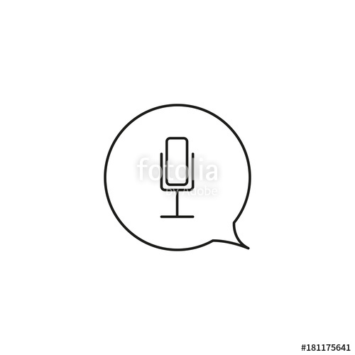 500x500 Voice Chat Icon Stock Image And Royalty Free Vector