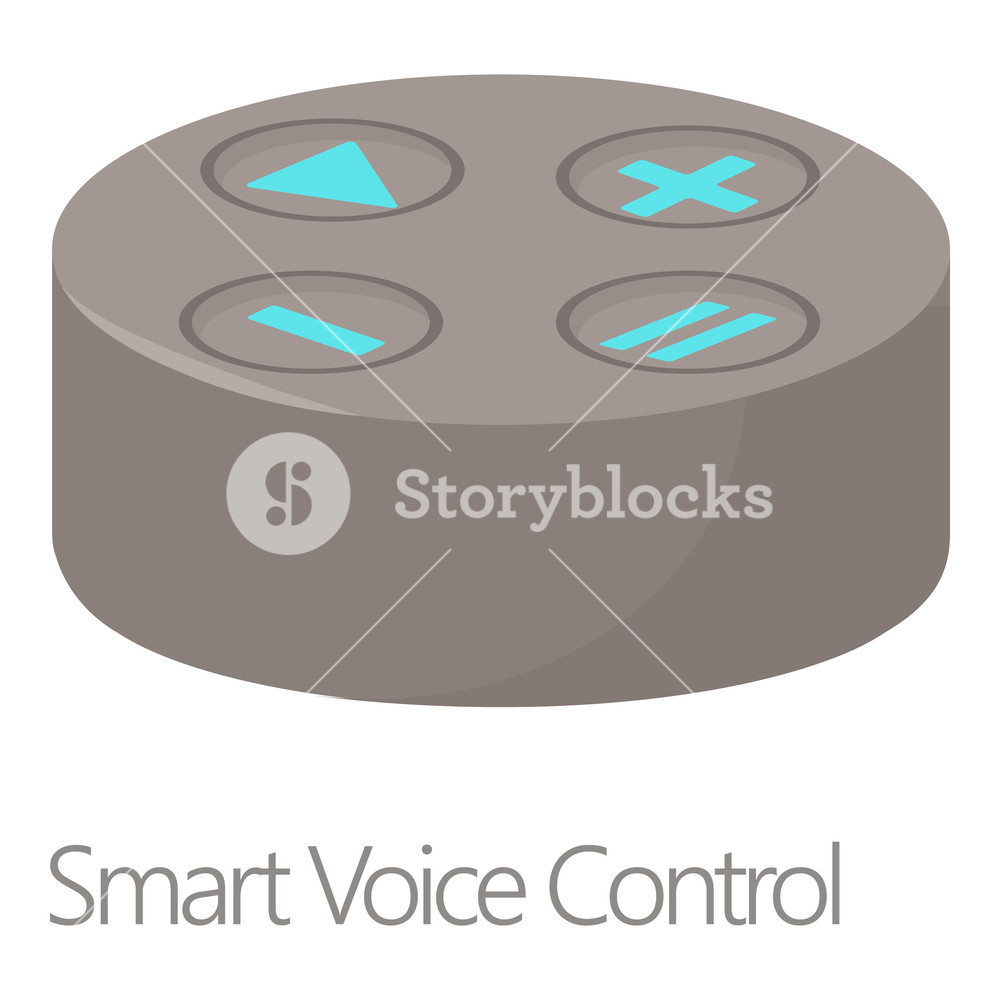 1000x1000 Smart Voice Control Icon Cartoon Illustration Of Car Vector Icon