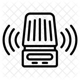 256x256 Voice Control Icon Of Line Style