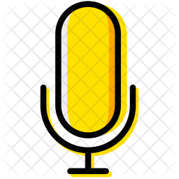 256x256 Voice Icon Of Colored Outline Style