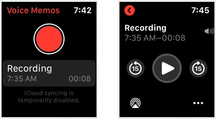 830x458 How To Use Voice Memos On Your Apple Watch Imore