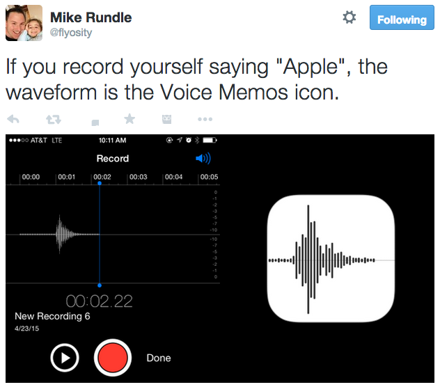 632x556 Apple's Voice Memos Icon Is The Waveform From Recording Apple