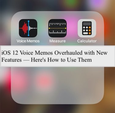 375x369 Ios Voice Memos Overhauled With New Features Here's How