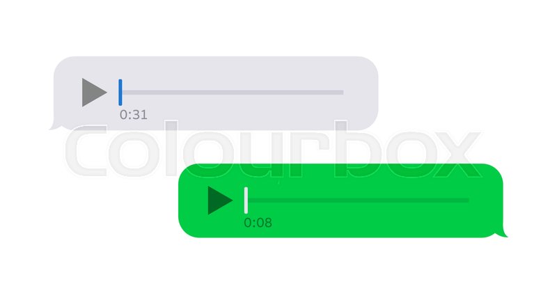 800x431 Vector Modern Sms Or Voice Message Stock Vector Colourbox
