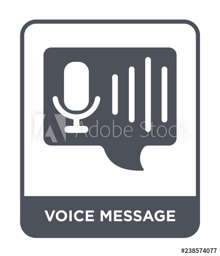 430x500 Voice Message Icon Vector