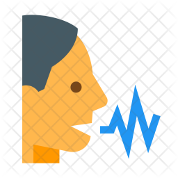 256x256 Voice Recognition Icon Of Flat Style