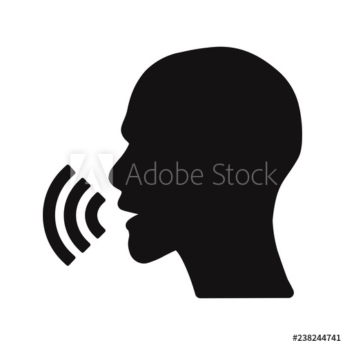 500x500 Voice Recognition Icon Vector
